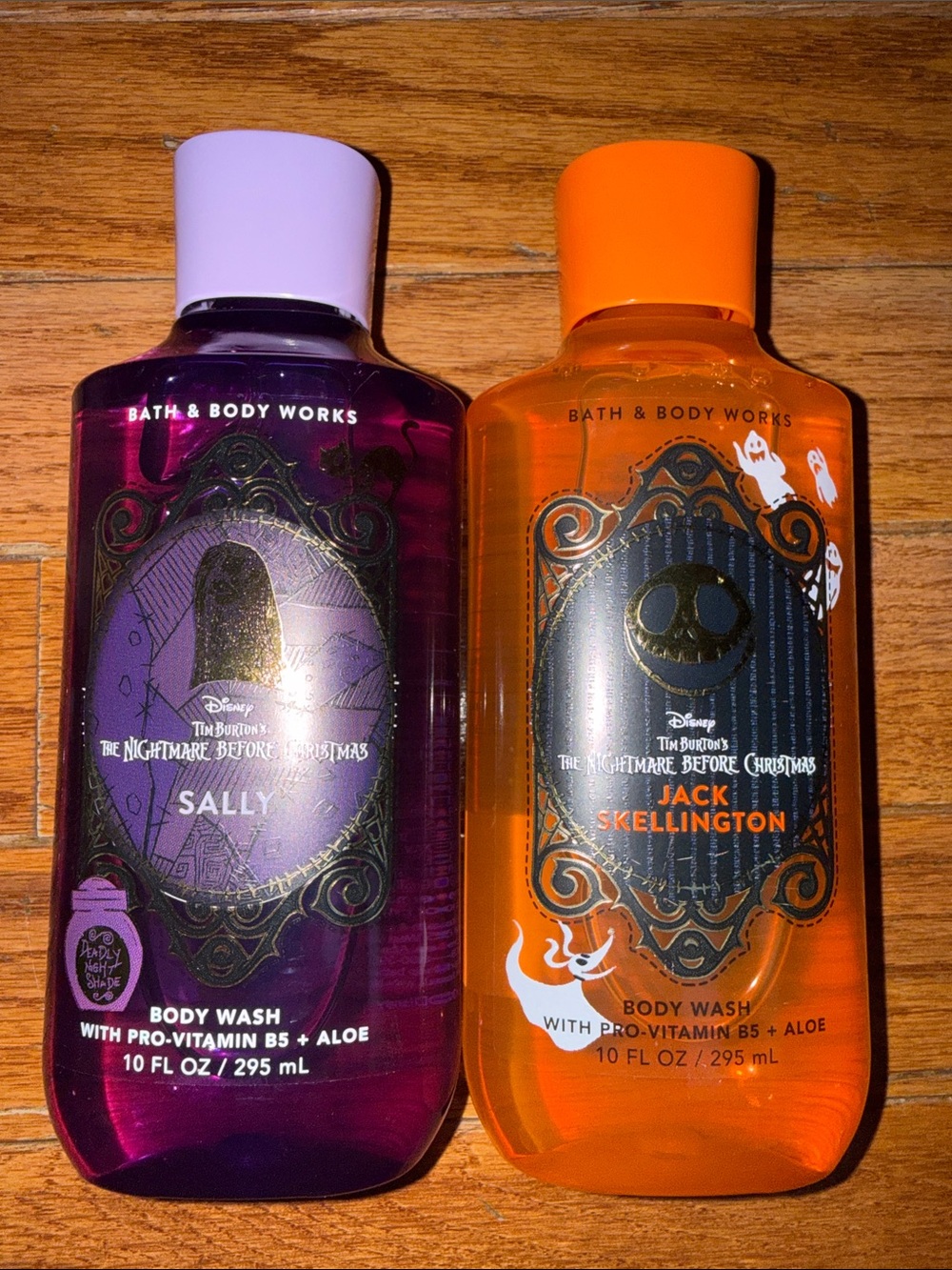 BBW 2pc Tim B The Nightmare before Christmas Sally & Jackskellington Body Wash